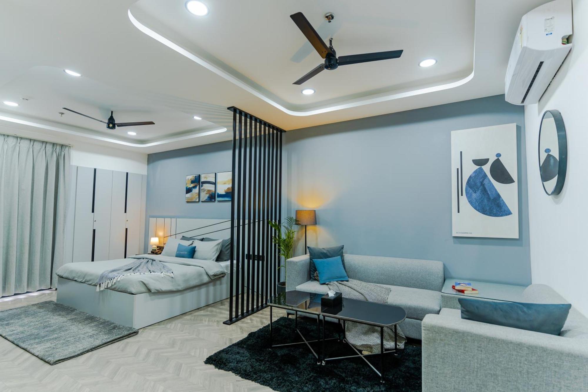 Bedchambers Luxury Apartment Near Golf Course Road Gurgaon Exterior foto